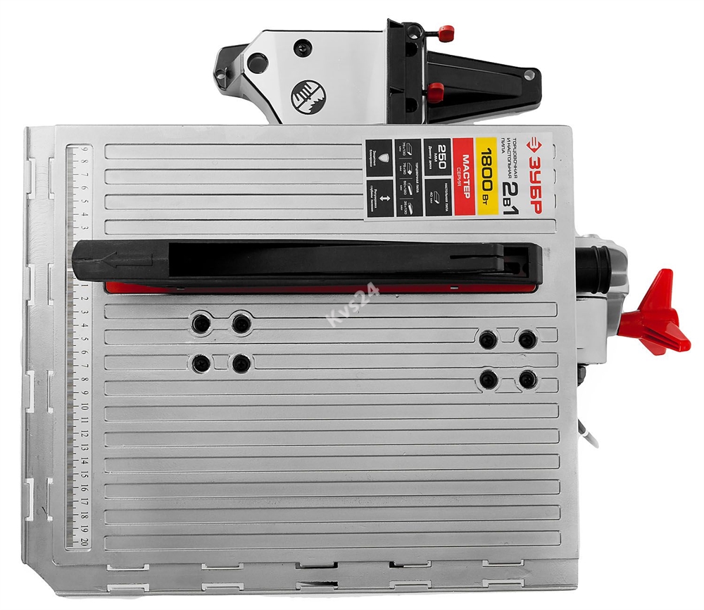 Комбинированная торцовочная пила ЗУБР d 250 ЗПТК-255-1800 ЗПТК-255-1800