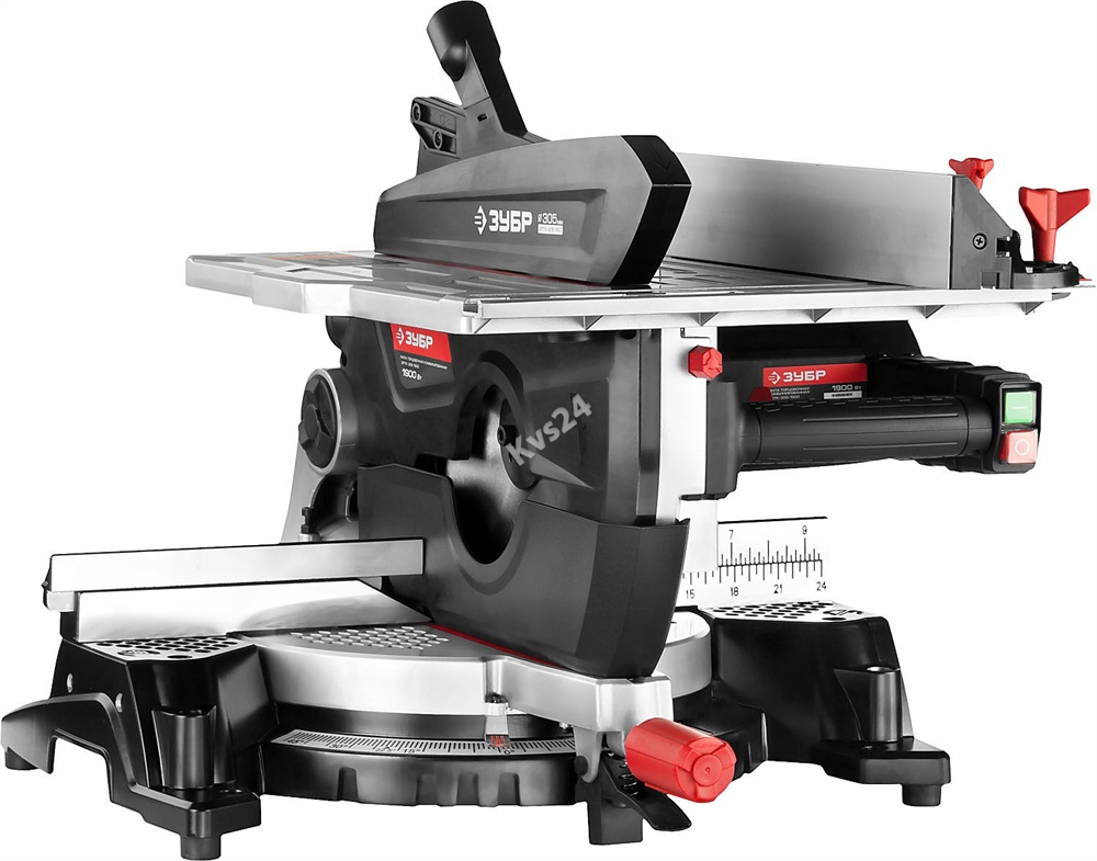 Комбинированная торцовочная пила ЗУБР d 305 ЗПТК-305-1900 ЗПТК-305-1900