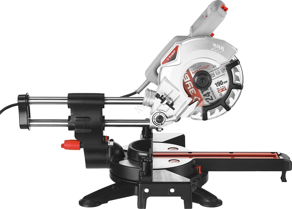 ЗУБР  ЗПТ-190-1200 ПЛ пила торцовочная с протяжкой, d 190 x 20 мм,  1100 Вт ЗПТ-190-1200 ПЛ