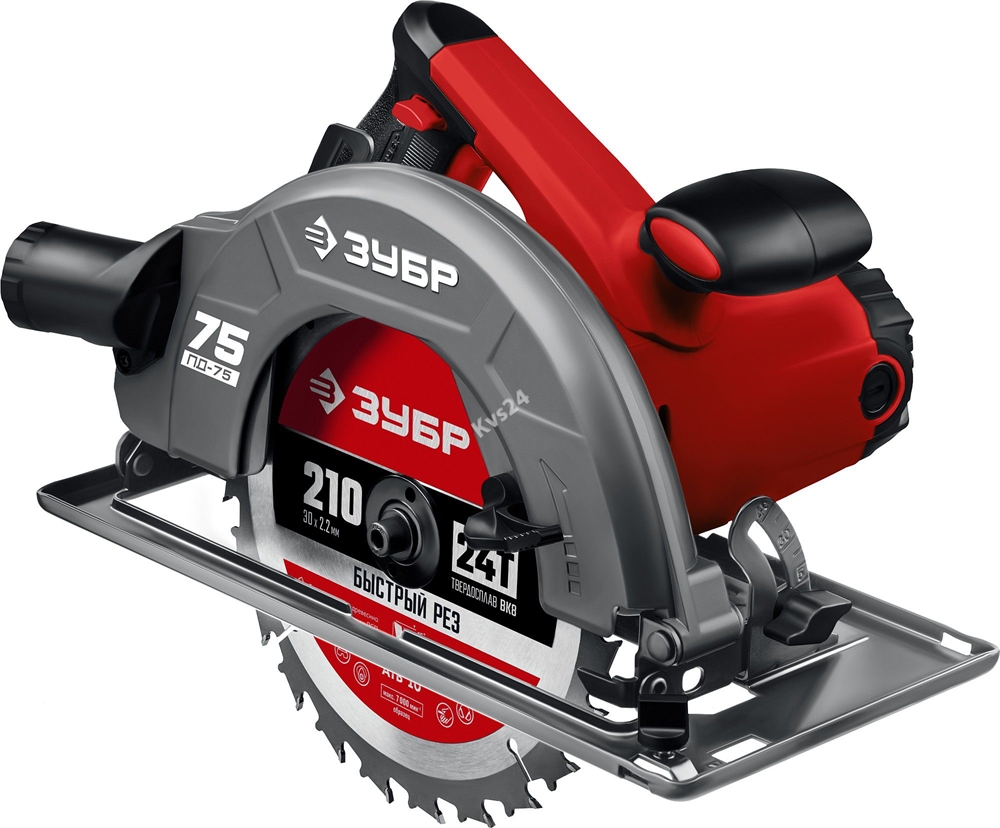ЗУБР  d 210 мм, 2000 Вт, циркулярная пила (дисковая) (ПД-75) ПД-75
