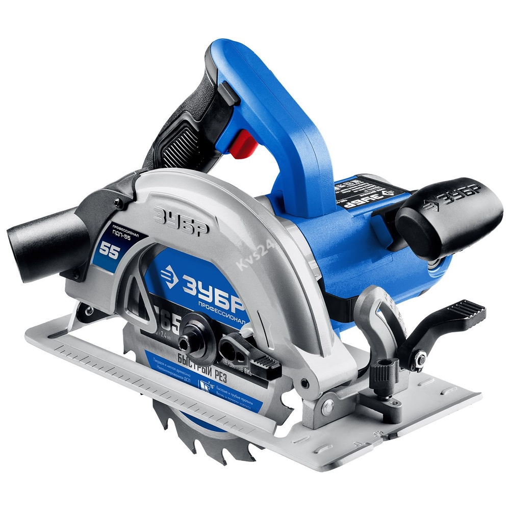 ЗУБР  d 165 мм, 1300 Вт, циркулярная пила (дисковая), Профессионал (ПДП-55) ПДП-55