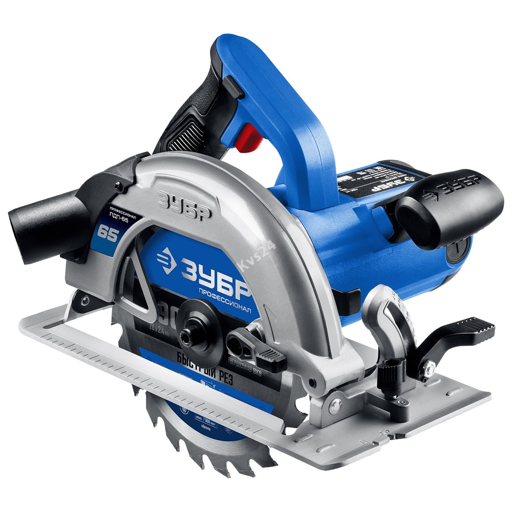ЗУБР  d 190 мм, 1600 Вт, циркулярная пила (дисковая), Профессионал (ПДП-65) ПДП-65