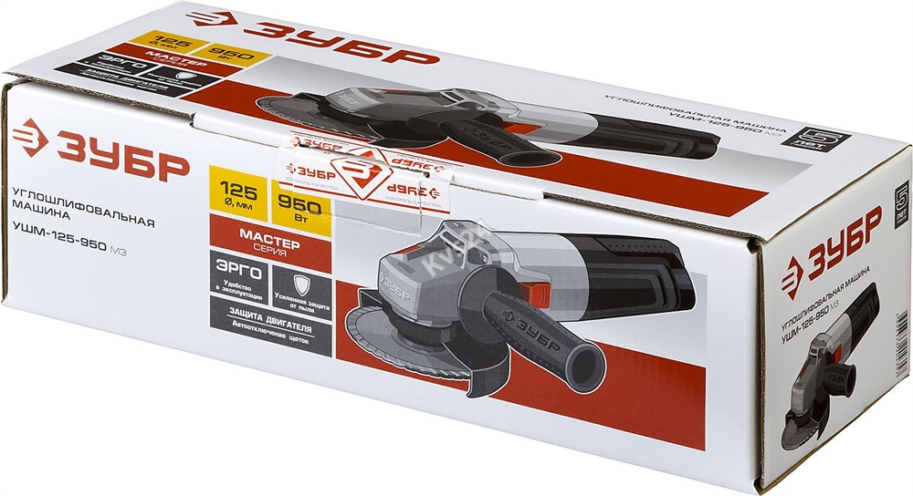 ЗУБР  950 Вт, d125 мм, УШМ (УШМ-125-950 М3) УШМ-125-950 М3
