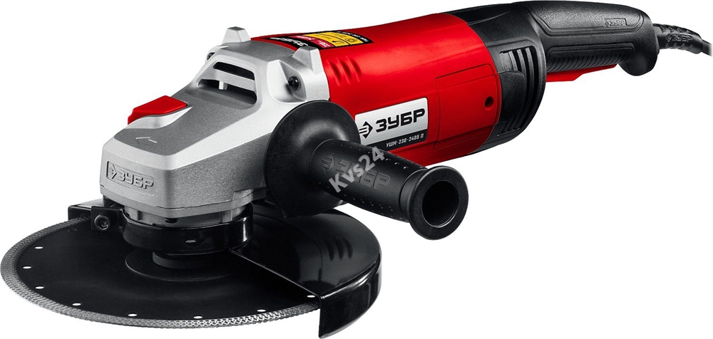 ЗУБР  2400 Вт, d230 мм, УШМ (УШМ-230-2405 П) УШМ-230-2405 П