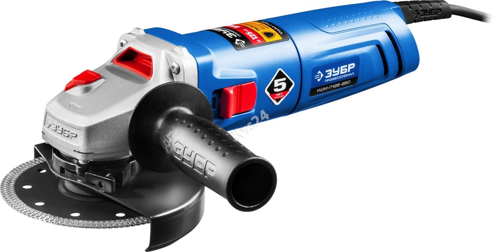 ЗУБР  850 Вт, d125 мм, УШМ, Профессионал (УШМ-П125-850) УШМ-П125-850