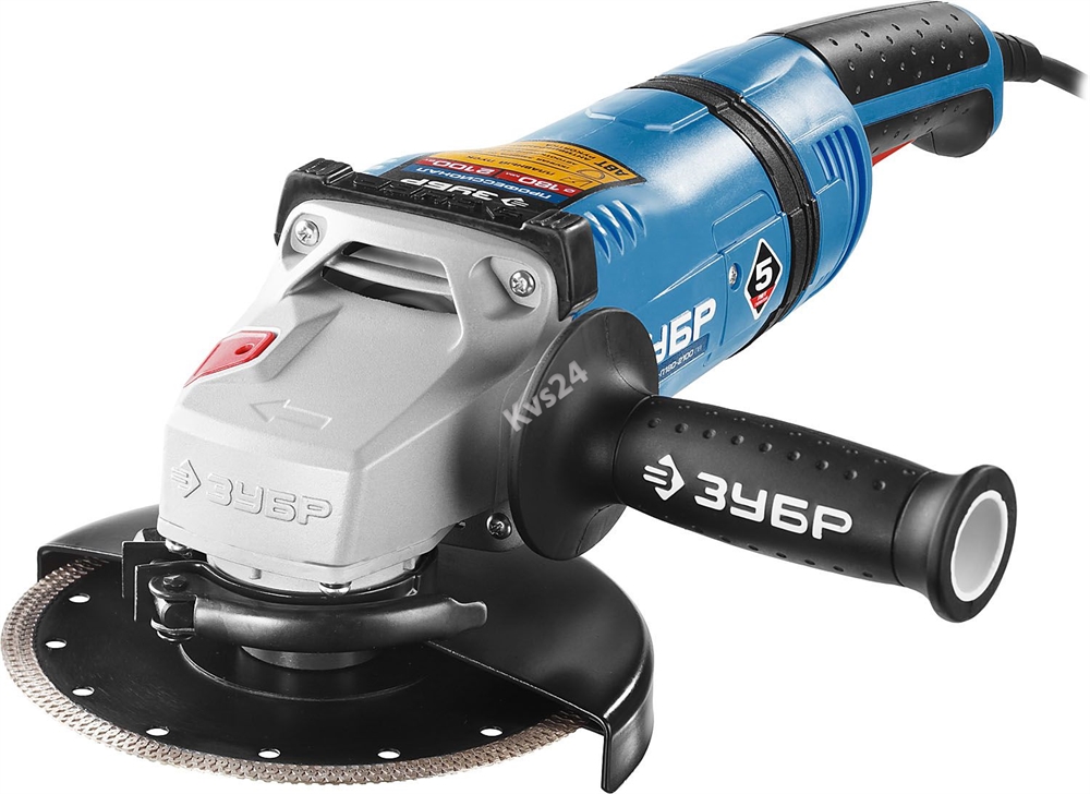 ЗУБР  2100 Вт, d180 мм, УШМ, АВТ, Профессионал (УШМ-П180-2100 ПВ) УШМ-П180-2100 ПВ