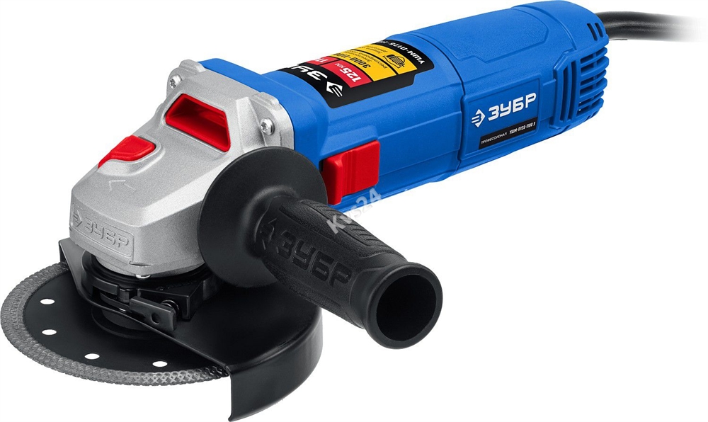 ЗУБР  1100 Вт, d125 мм, УШМ, регулировка оборотов, Профессионал (УШМ-П125-1100 Э) УШМ-П125-1100 Э