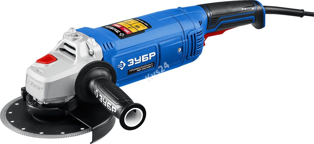 ЗУБР  2000 Вт, d180 мм, УШМ, Профессионал (УШМ-П180-1800 П) УШМ-П180-2000 П