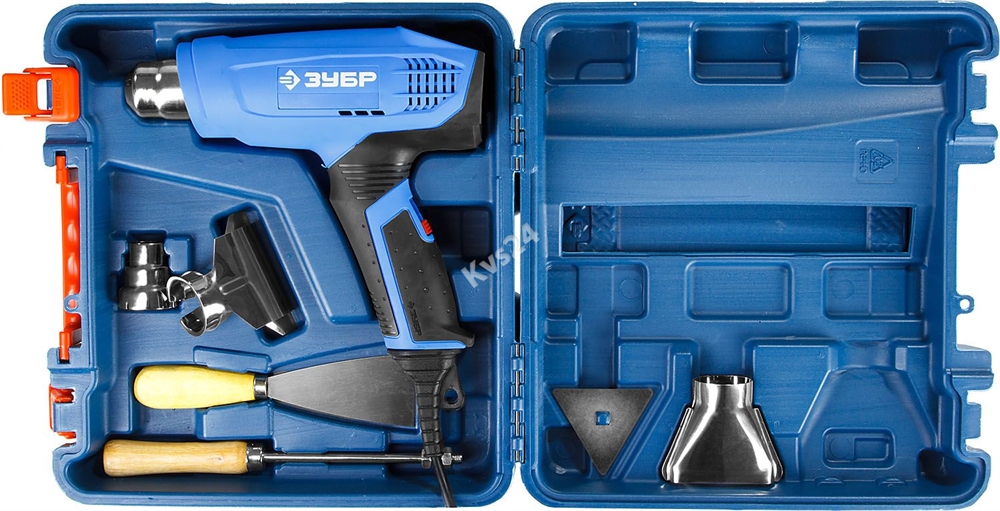 ЗУБР  2000 Вт, технический фен, дисплей, кейс, Профессионал (ФТ-П2000 М2ДК) ФТ-П2000 М2ДК