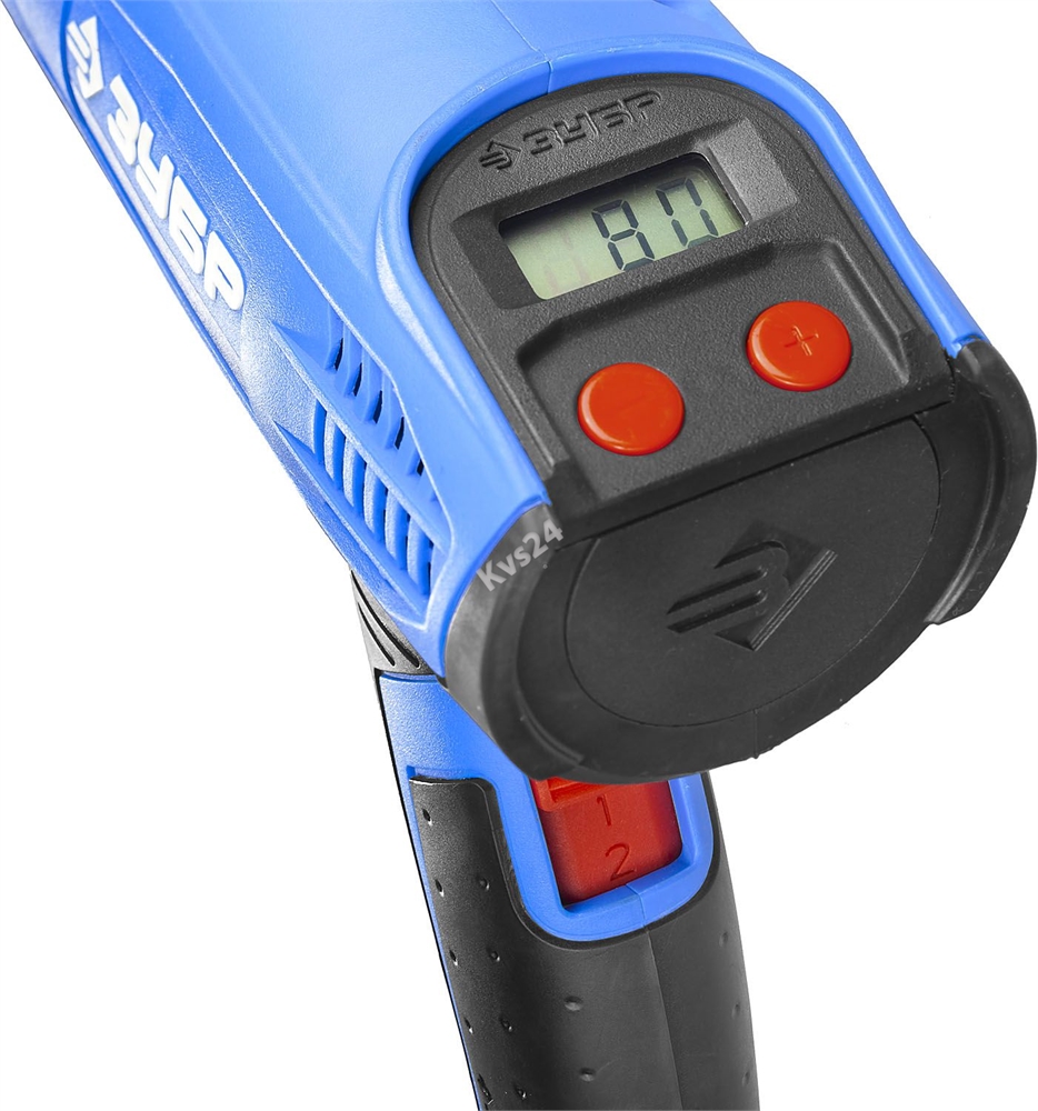 ЗУБР  2000 Вт, технический фен, дисплей, кейс, Профессионал (ФТ-П2000 М2ДК) ФТ-П2000 М2ДК