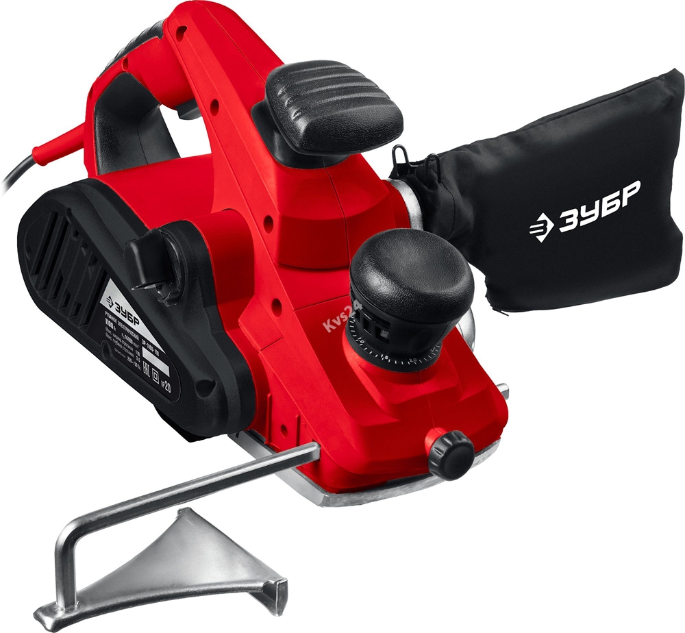 ЗУБР  1100 Вт, 110 мм, электрический рубанок (электрорубанок) (ЗР-1100-110) ЗР-1100-110