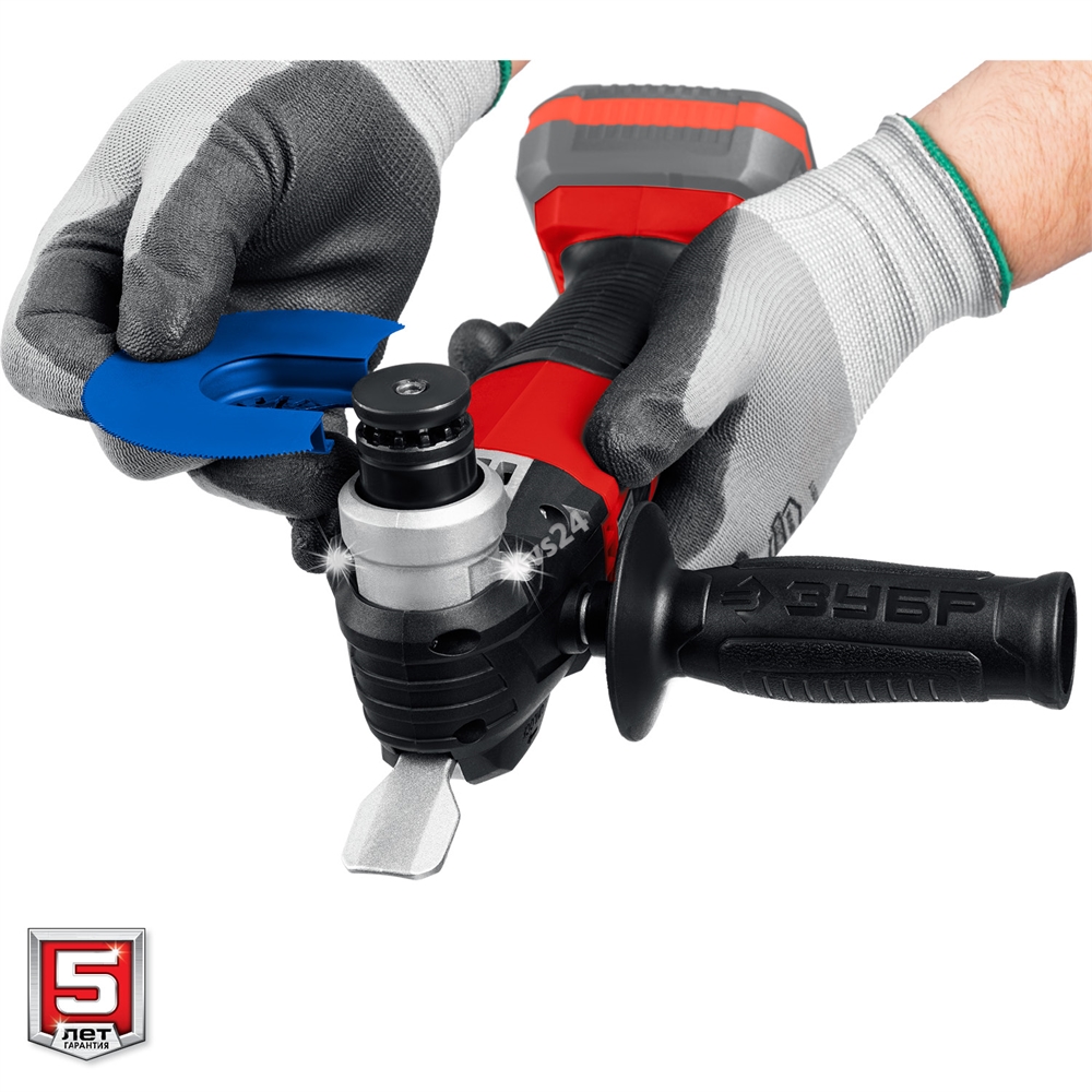 ЗУБР  C1-18, 18 В, OQIS, без АКБ, реноватор, набор насадок (МФИ-18 Н) МФИ-18 Н