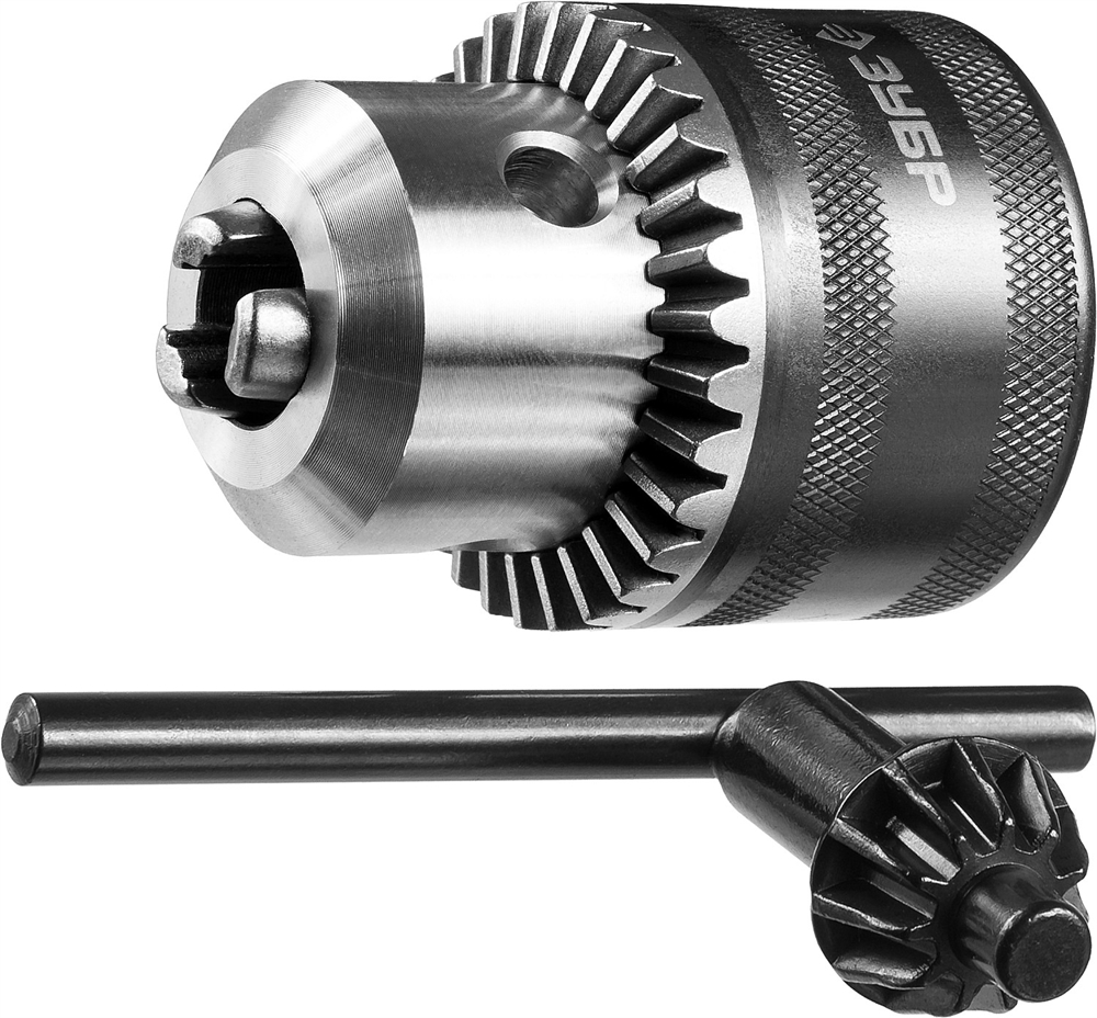 ЗУБР  16 мм, 1/2″, ударный сверлильный патрон с ключом для дрели, Профессионал (2908-16-1/2) 2908-16-1/2_z02