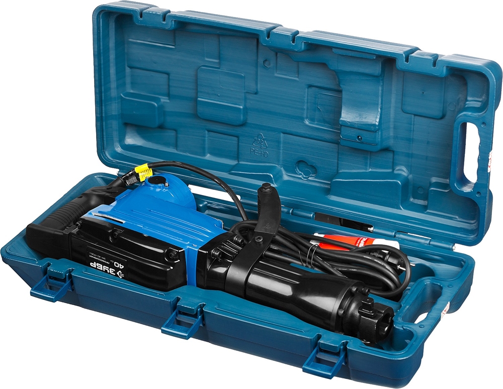 ЗУБР  Бетонолом, 40 Дж, 1700 Вт, отбойный молоток HEX-30, Профессионал (ЗМ-40-1700 К) ЗМ-40-1700 К