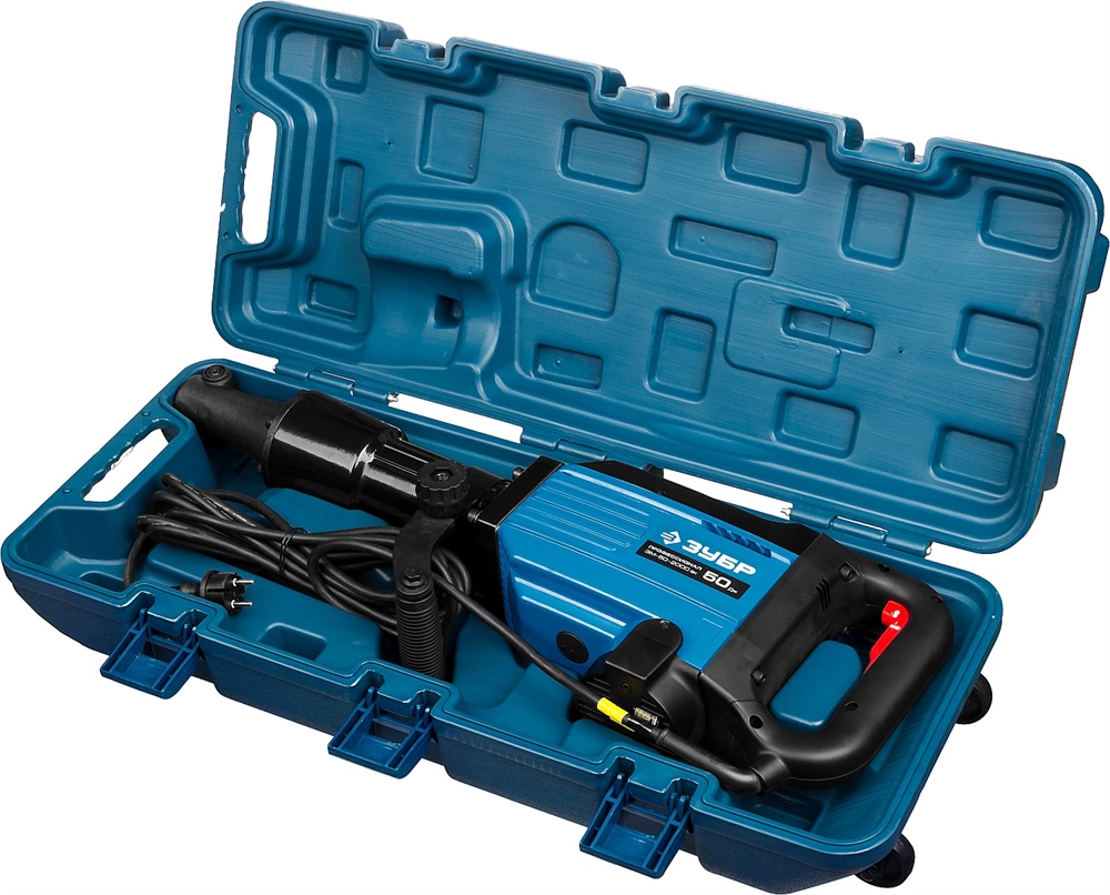 ЗУБР  Бетонолом, 50 Дж, 2000 Вт, АВТ, отбойный молоток HEX-28, Профессионал (ЗМ-50-2000 ВК) ЗМ-50-2000 ВК