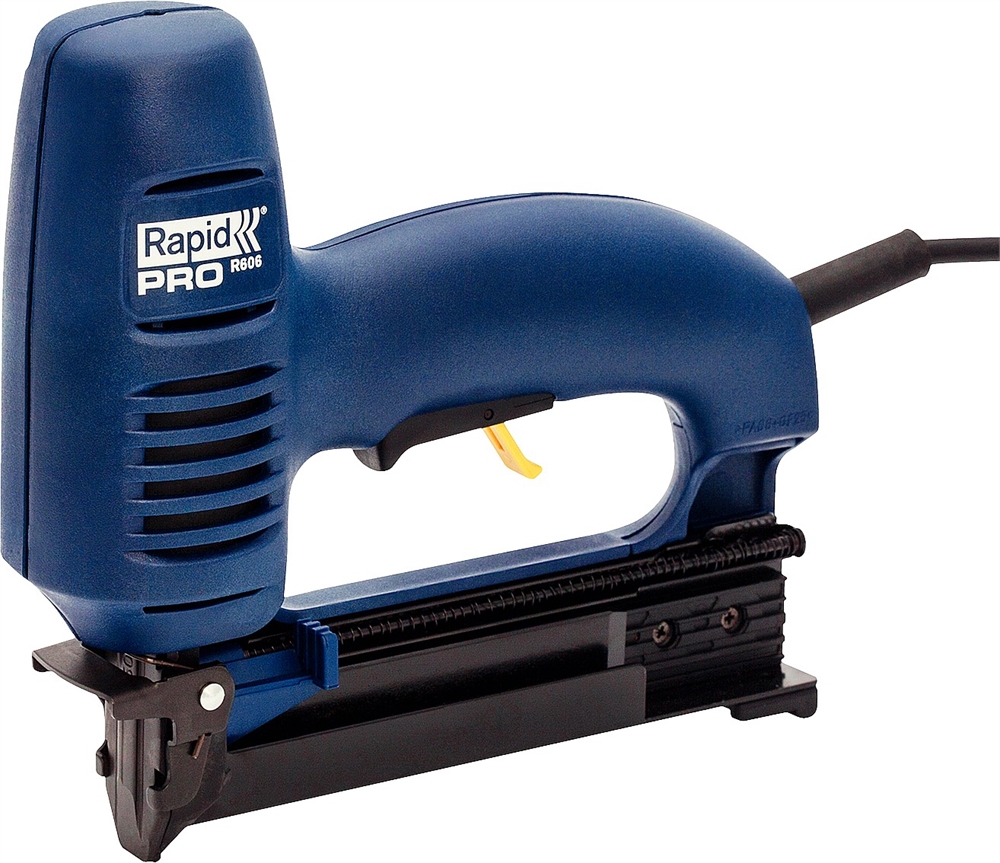 RAPID  PRO R606, тип 606 и гвоздей 300, 2-в-1, нейлер-степлер (гвозде/скобозабиватель) электрический для скоб (10643001) 10643001