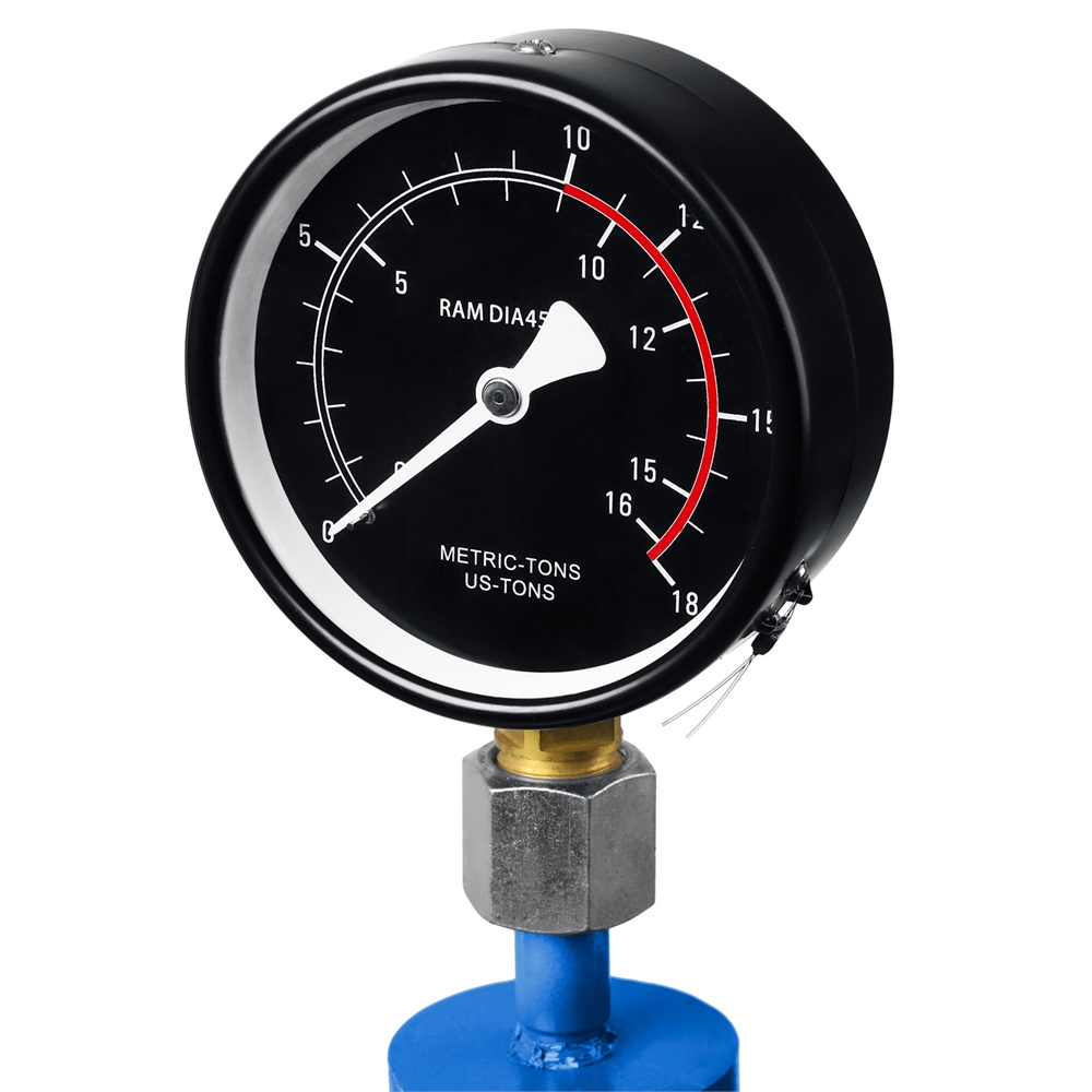 ЗУБР  ПГН-10, 10 т, гидравлический пресс с гидронасосом и манометром, Профессионал (43072-10) 43072-10