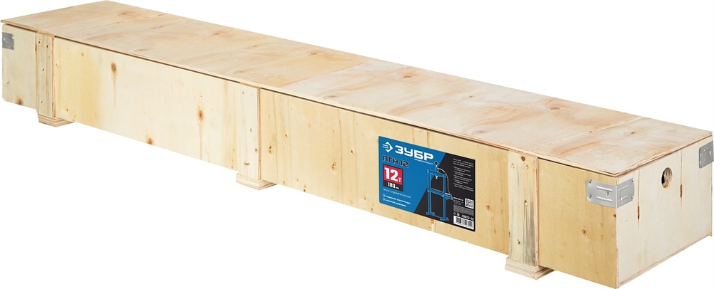 ЗУБР  ПГН-12, 12 т, гидравлический пресс с гидронасосом и манометром, Профессионал (43072-12) 43072-12