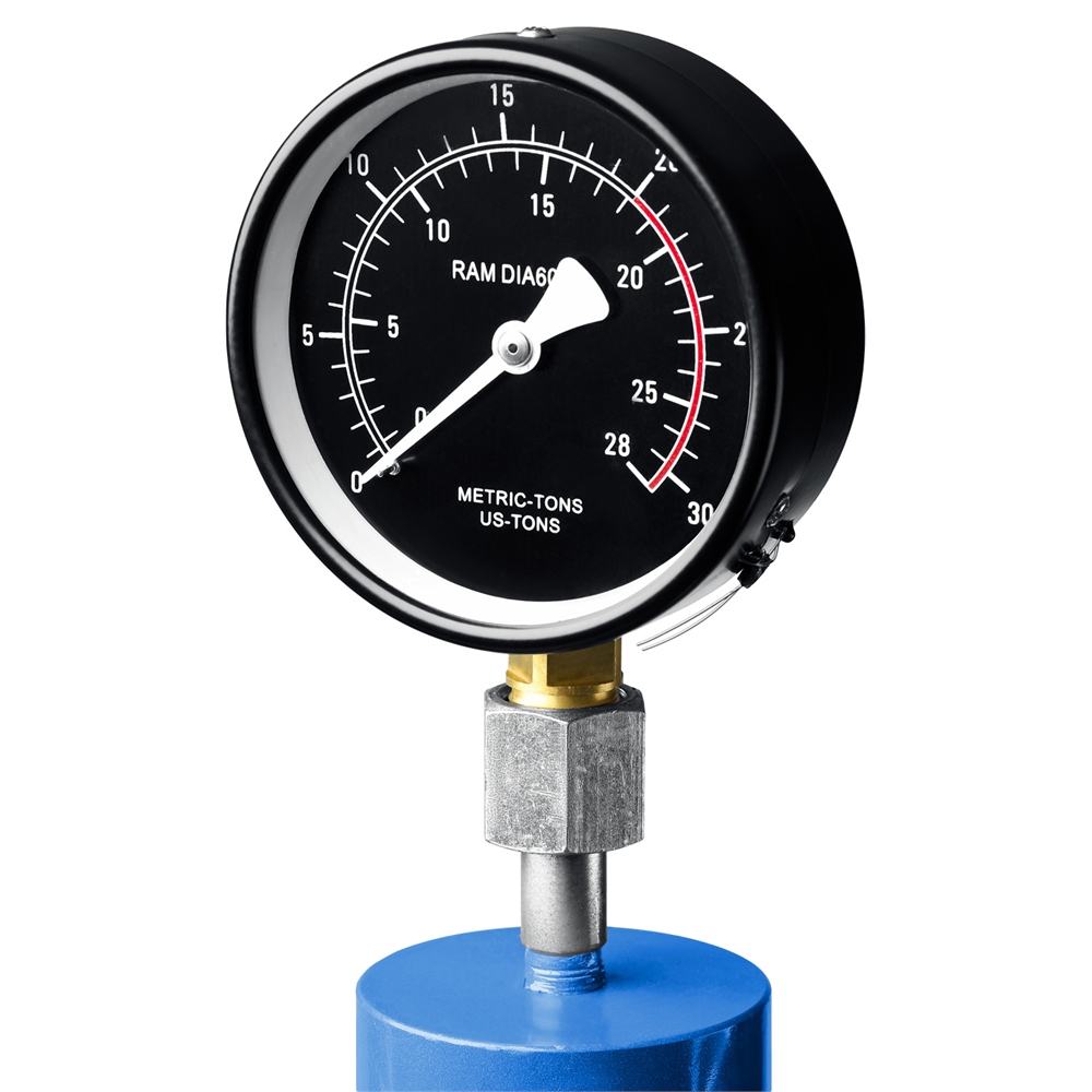 ЗУБР  ПГН-12, 12 т, гидравлический пресс с гидронасосом и манометром, Профессионал (43072-12) 43072-12
