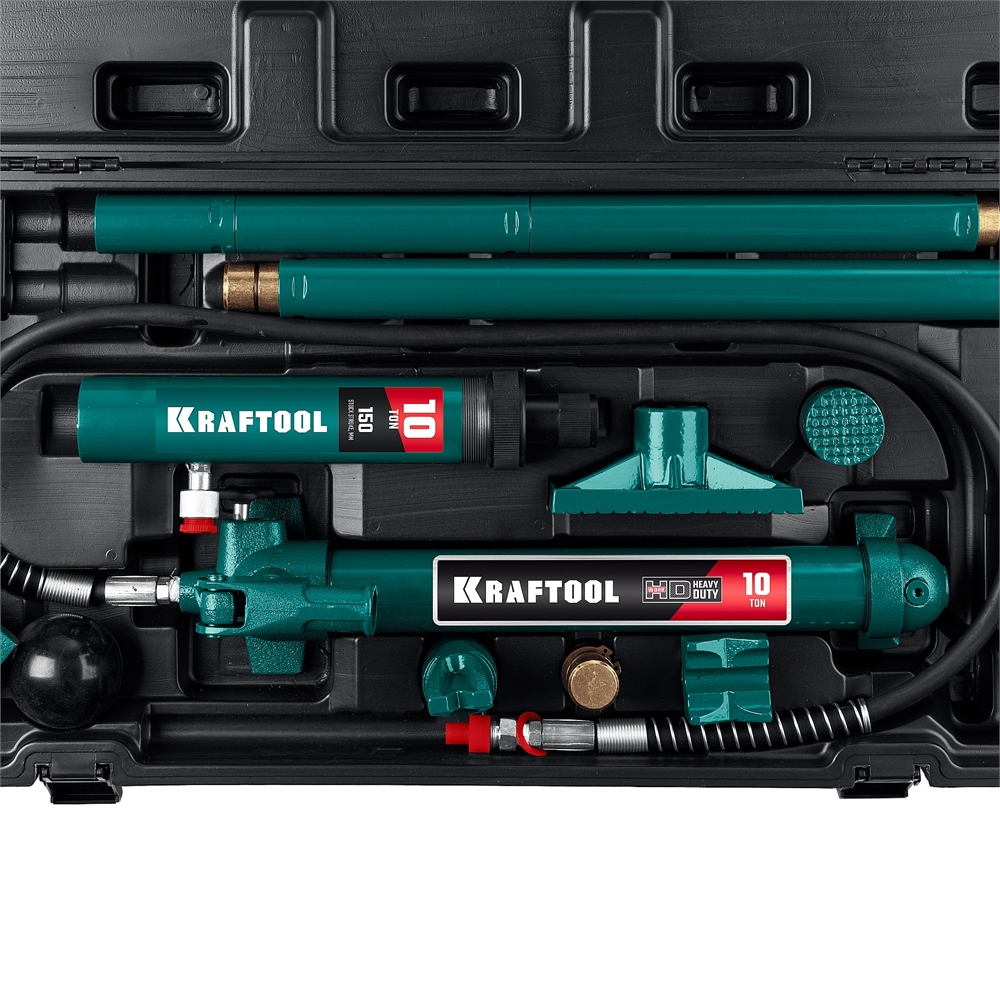 KRAFTOOL  10 т, в пластиковом кейсе, набор для правки кузова (43435-10) 43435-10