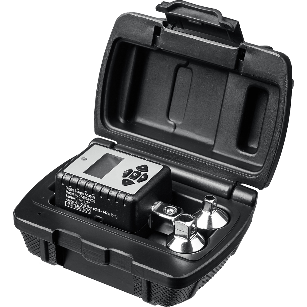 KRAFTOOL  GRAND, 1/2″, 40 - 200 Н·м, динамометрический адаптер с переходниками (64044-200) 64044-200