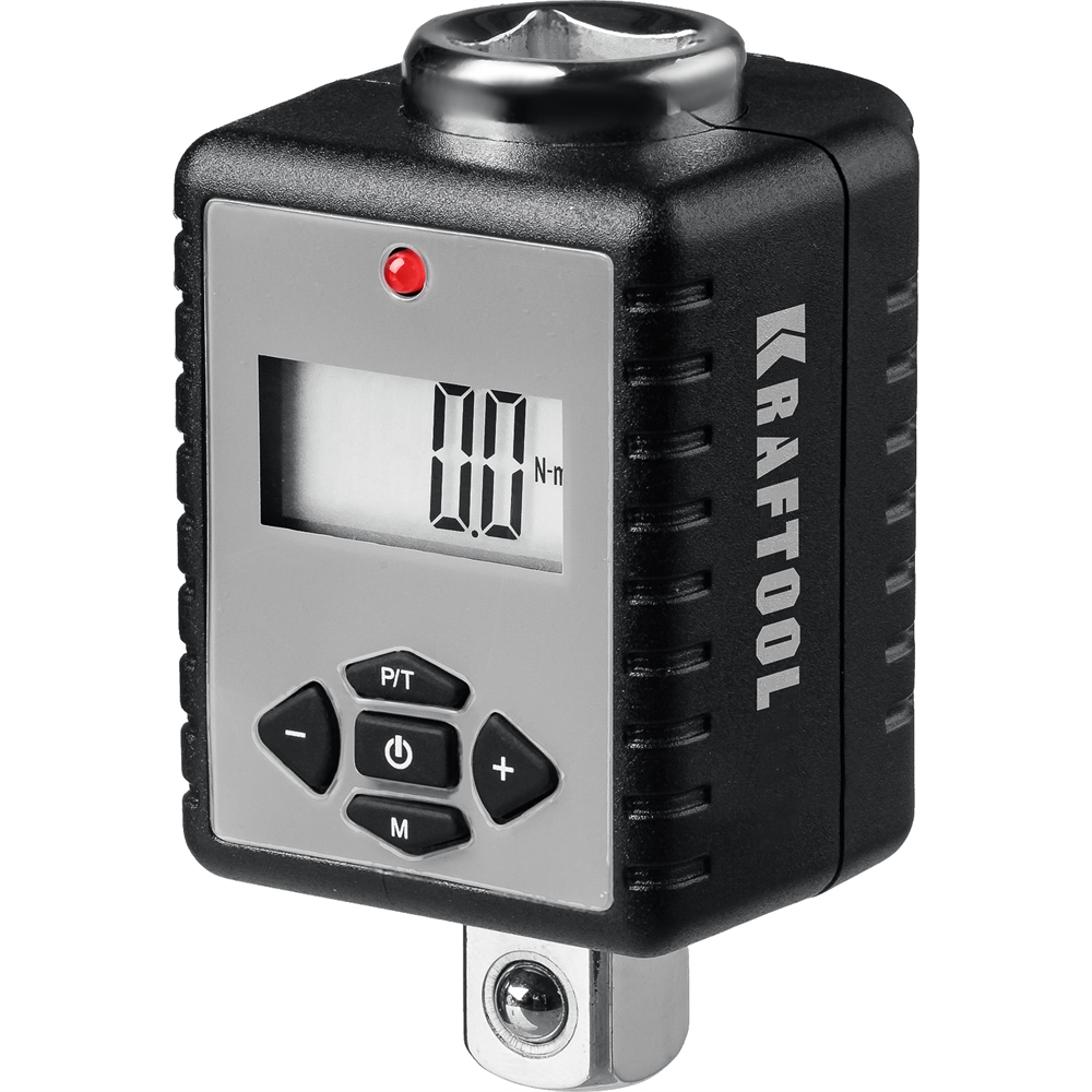 KRAFTOOL  GRAND, 1/2″, 40 - 200 Н·м, динамометрический адаптер с переходниками (64044-200) 64044-200