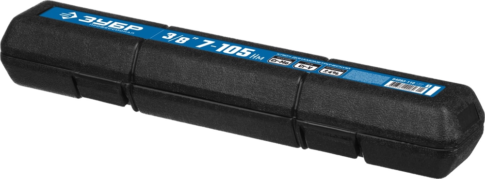 ЗУБР  3/8″, 7 - 105 Н·м, динамометрический ключ, Профессионал (64093-110) 64093-110_z01