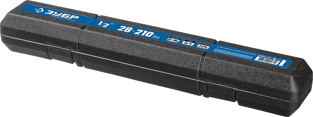 ЗУБР  1/2″, 28 - 210 Н·м, динамометрический ключ, Профессионал (64094-210) 64094-210_z01