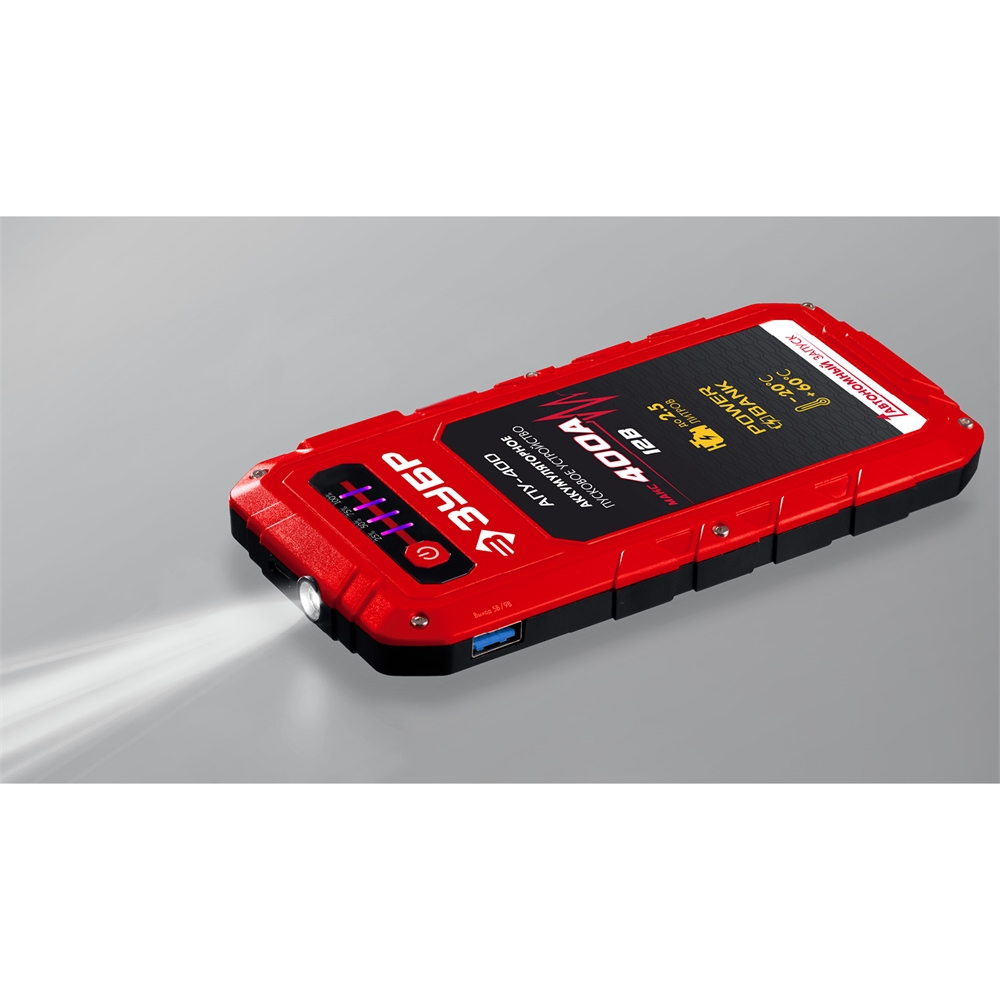 ЗУБР  АПУ-400, 12 В, макс. 400 А, аккумуляторное пусковое устройство  (59322) 59322