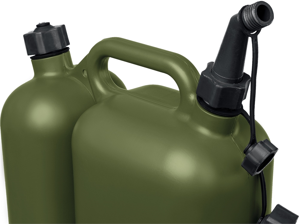 ЗУБР  5 + 2.5 л, пластиковая усиленная двухсекционная канистра, Профессионал (38367-7.5) 38367-7.5