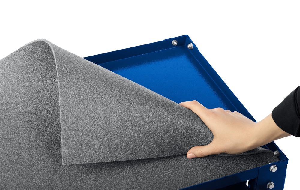 ЗУБР  820 х 405 х 955 мм, инструментальная тележка с выдвижным ящиком + 2 полки, Профессионал (38914) 38914