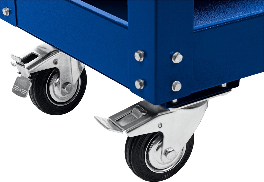 ЗУБР  820 х 405 х 955 мм, инструментальная тележка с выдвижным ящиком + 2 полки, Профессионал (38914) 38914