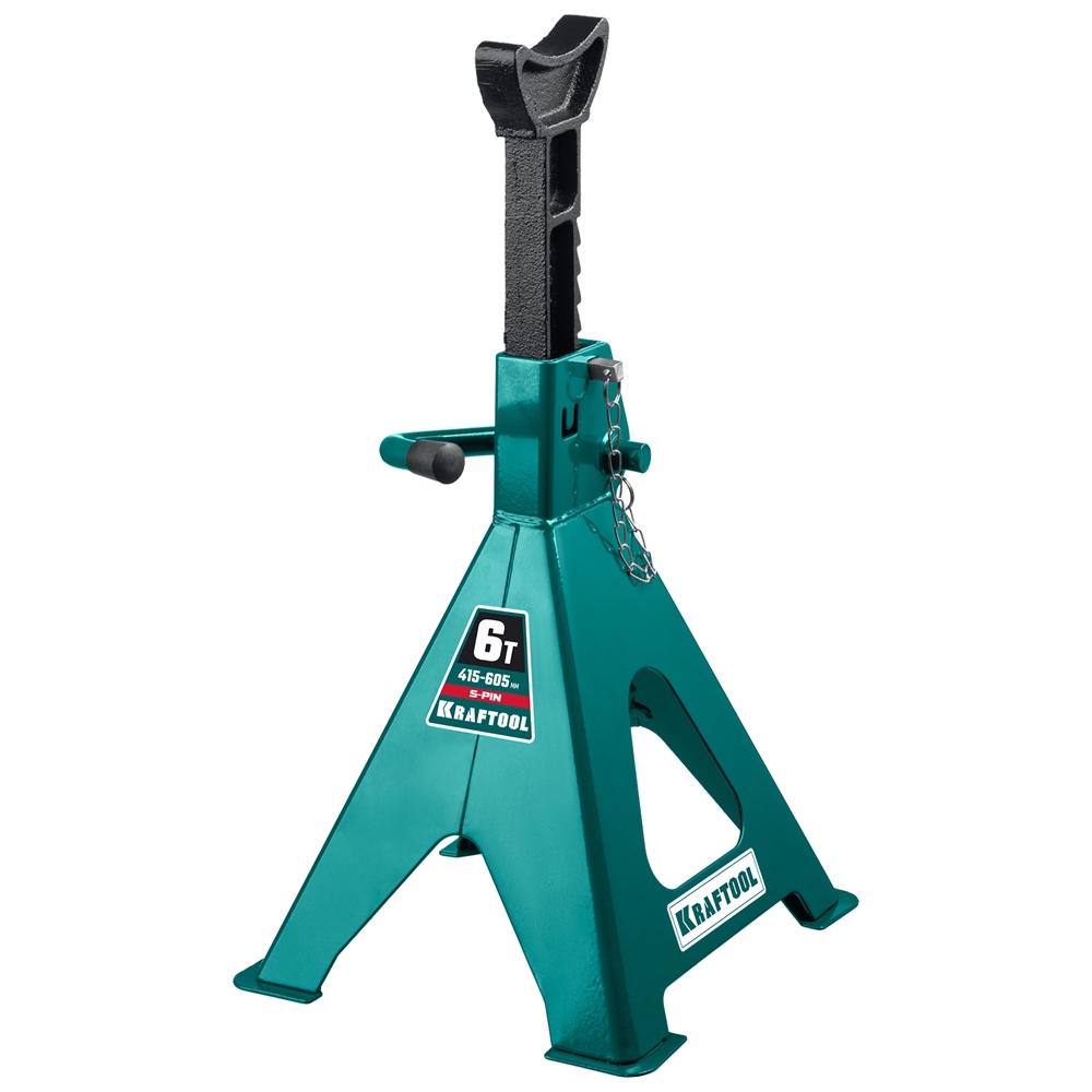 KRAFTOOL  S-PIN, 6 т, 415 - 605 мм, усиленная страховочная подставка со штифтом (43465-6) 43465-6