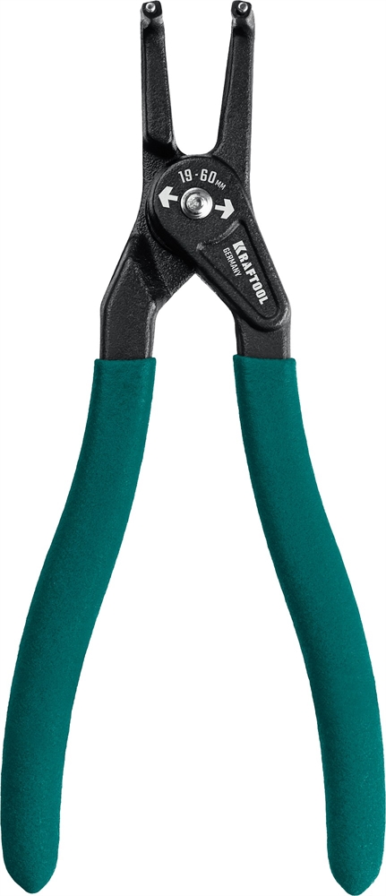 KRAFTOOL  180 мм, изогнутые губки, внешний, съемник стопорных колец (22812-4) 22812-4