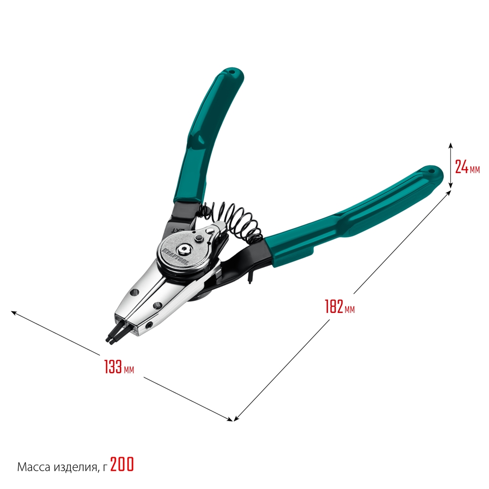 KRAFTOOL  Universal 8-in-1, внешний/внутренний, съемник стопорных колец (22813) 22813