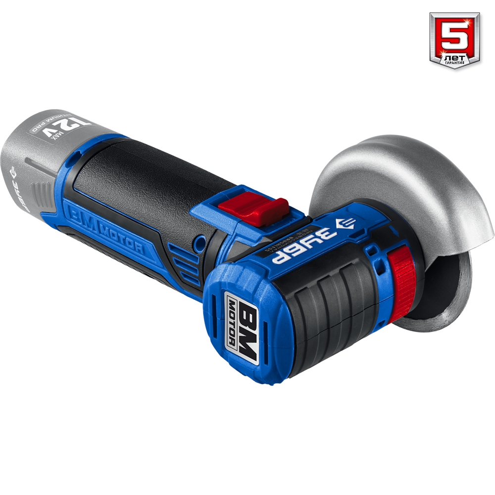 ЗУБР  Т7, 12 В, d76 мм, без АКБ, бесщеточная УШМ, Профессионал (AB-76) AB-76