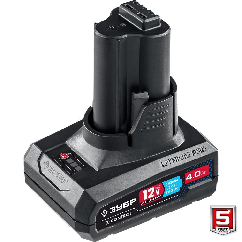 ЗУБР  Т7, 12 В, 40 Н·м, 2 АКБ (4 А·ч), дрель-шуруповерт, сумка, Профессионал (DL-121-42) DL-121-42
