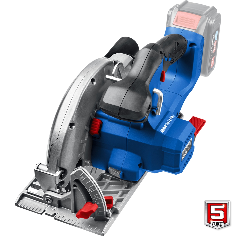 ЗУБР  Т7, 20 В, d190 мм, без АКБ, бесщеточная пила циркулярная, Профессионал (CPB-190) CPB-190