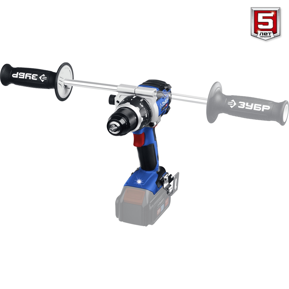 ЗУБР  Т7, 20 В, 100 Н·м, без АКБ, бесщеточная дрель-шуруповерт, Профессионал (DB-211) DB-211