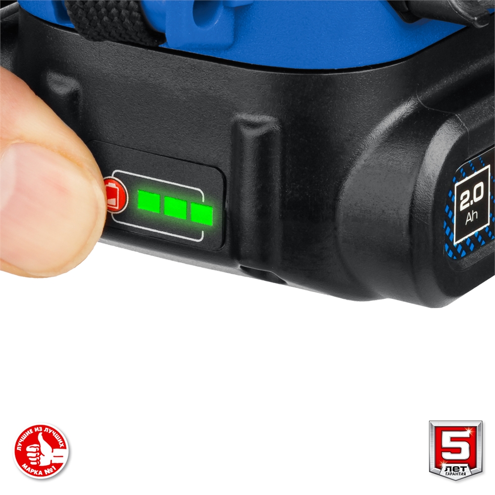 ЗУБР  Т7, 20 В, 50 Н·м, 2 АКБ (2 А·ч), дрель-шуруповерт, кейс, Профессионал (DL-201-22) DL-201-22