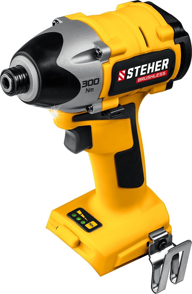 STEHER  V1, 20 В, 300 Н·м, без АКБ, бесщеточный винтоверт (CSB-300) CSB-300