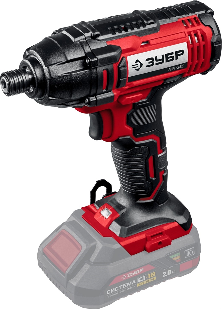ЗУБР  С1-18, 18 В, 250 Н·м, без АКБ, винтоверт ударный (ГВЛ-255) ГВЛ-255