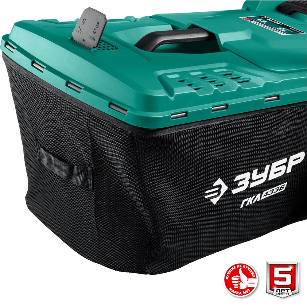 ЗУБР  С1-18, 36 В, 43 см, без АКБ, бесщеточная газонокосилка (ГКЛ-4336) ГКЛ-4336