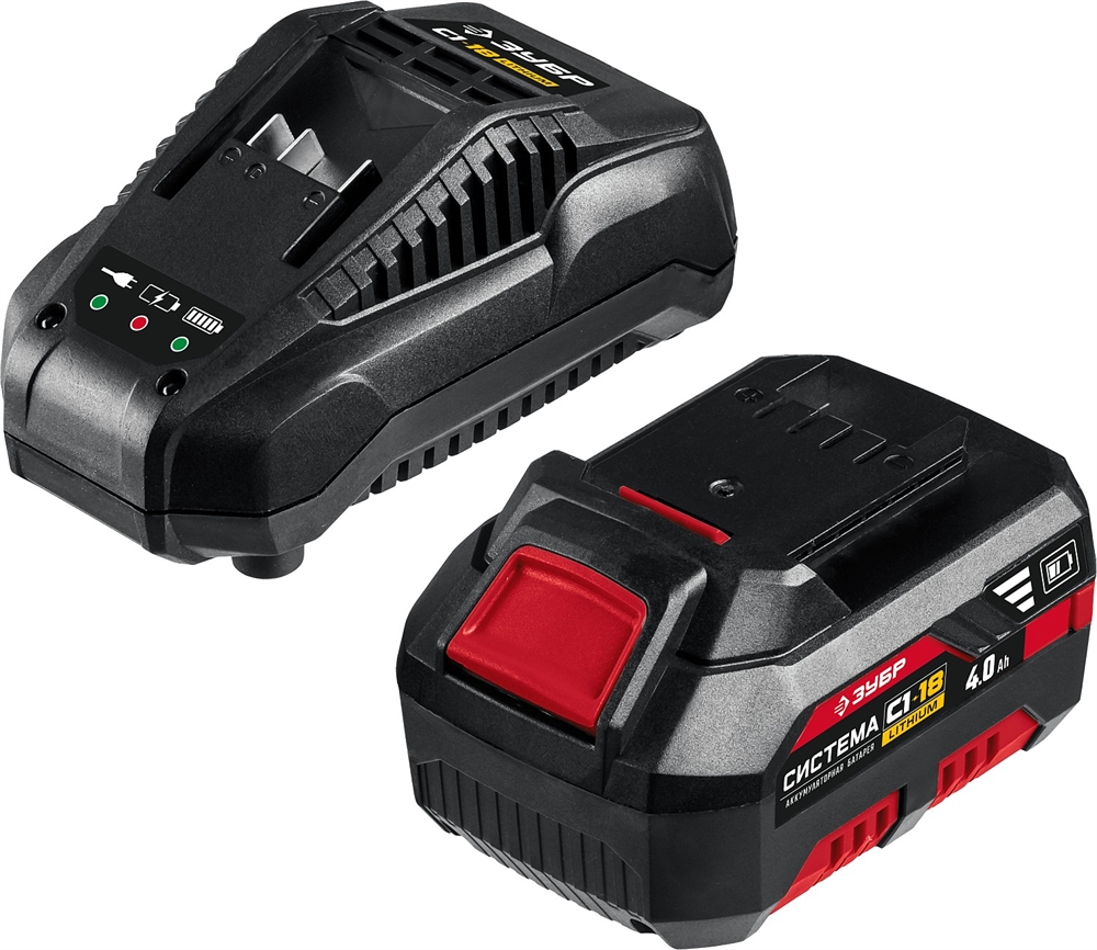 ЗУБР  15 л, 1 АКБ 4 А·ч, аккумуляторный опрыскиватель (ОПЛ-15-41) ОПЛ-15-41