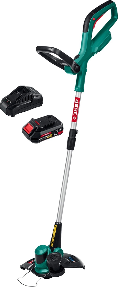 ЗУБР  С1-18, 18 В, 25 см, 1 АКБ (2 А·ч), аккумуляторный триммер (ТА-185-21) ТА-185-21