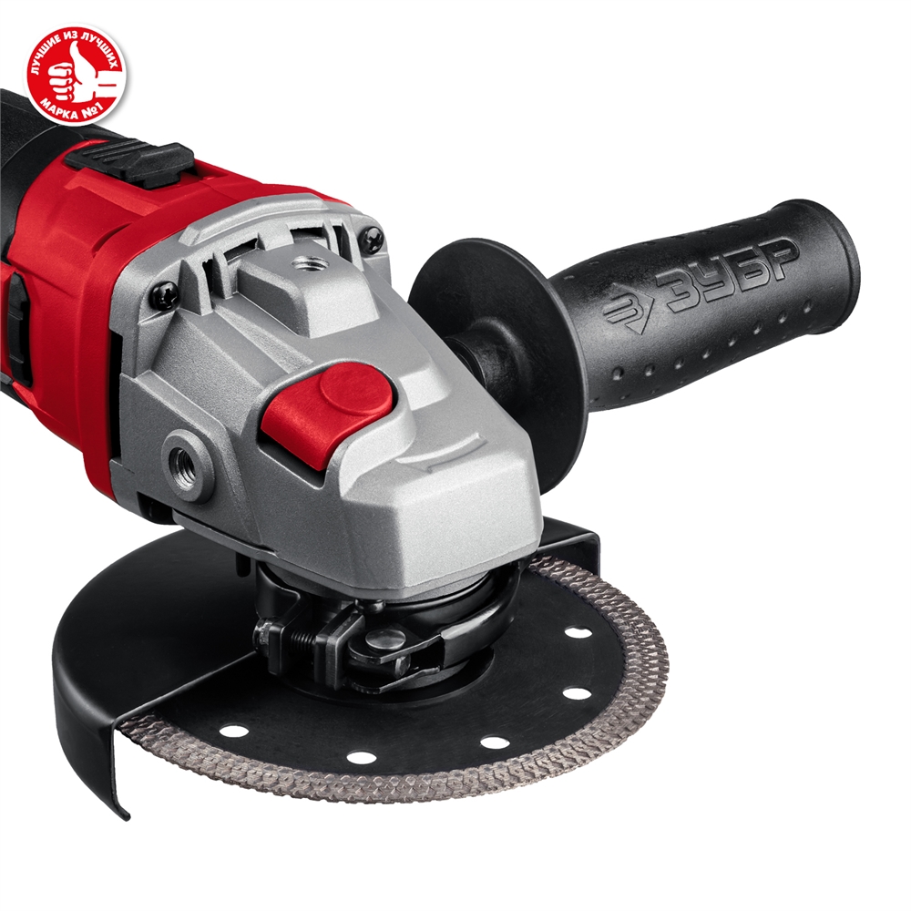 ЗУБР  С1-18, 18 В, 125 мм, 1 АКБ (4 А·ч), УШМ, кейс (УШМ-18-125-41) УШМ-18-125-41