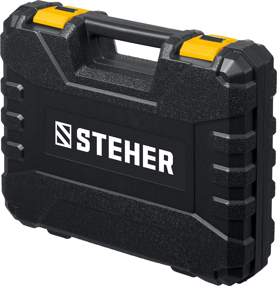 STEHER  12 В, 35 Н·м, 1 АКБ (2 А·ч), бесщеточная дрель-шуруповерт, кейс (CDB-120-1) CDB-120-1