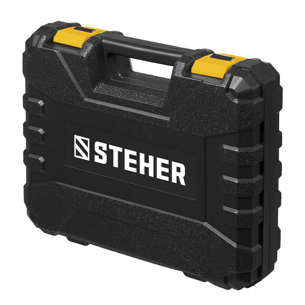 STEHER  12 В, 35 Н·м, 1 АКБ (2 А·ч), бесщеточная дрель-шуруповерт, кейс (CDB-120-1) CDB-120-1