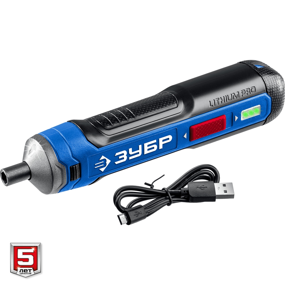 ЗУБР  ZUBR GO 4 Vmax, аккумуляторная отвертка, Профессионал (PSD-4) PSD-4