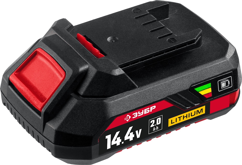 ЗУБР  С1, 14.4 В, 2.0 А·ч, аккумуляторная батарея (АКБ-С1-14-2) АКБ-С1-14-2